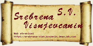 Srebrena Višnjevčanin vizit kartica